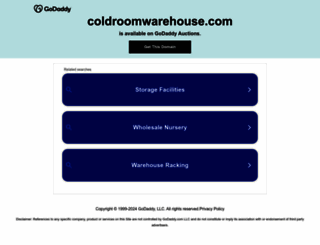 coldroomwarehouse.com screenshot