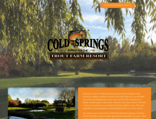 coldspringstroutfarm.com screenshot