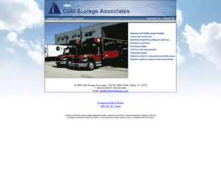 coldstorageassoc.com screenshot