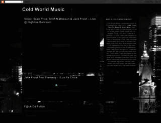 coldworldmusic.blogspot.com screenshot