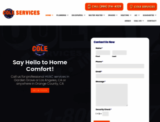 cole-services.com screenshot