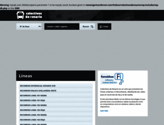 colectivosderosario.com.ar screenshot