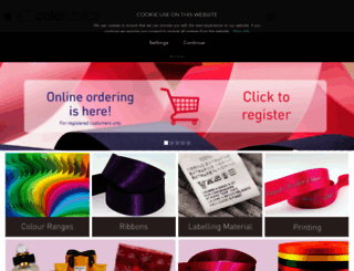 colefabrics.com screenshot