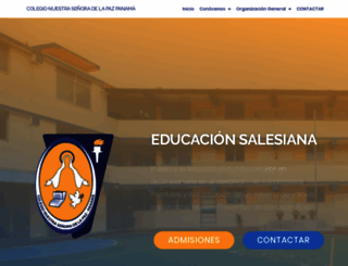colegiolapazpanama.com screenshot