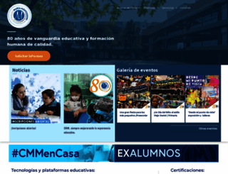colegiomm.edu.mx screenshot