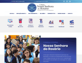 colegiorosario.com.br screenshot