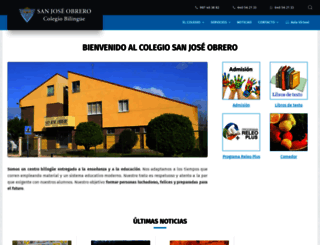 colegiosanjoseobrero.com screenshot