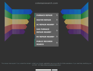 colemansearch.com screenshot