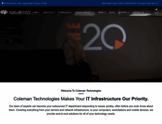 colemantechnologies.com screenshot