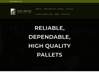 colepallet.com screenshot