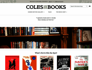 coles-books.co.uk screenshot