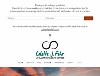 colettecounseling.com screenshot