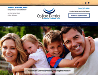 colfaxdental.com screenshot
