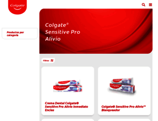 colgateproalivio.com.ar screenshot