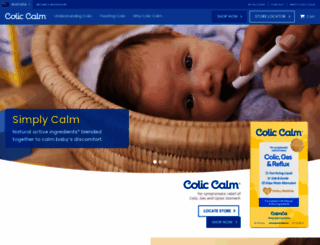 coliccalm.com.au screenshot