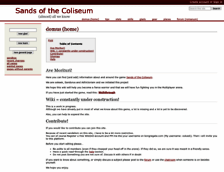 coliseum.wikidot.com screenshot