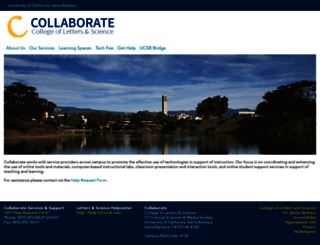 collaborate.ucsb.edu screenshot