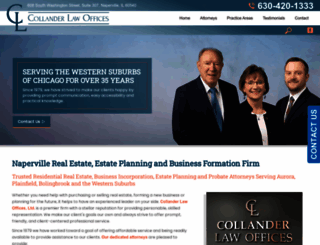 collanderlaw.com screenshot