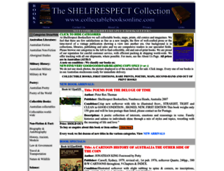 collectablebooksonline.com screenshot