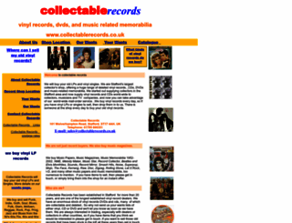 collectablercds.madasafish.com screenshot
