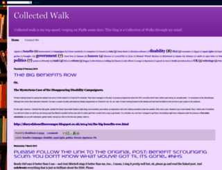 collectedwalk.blogspot.com screenshot