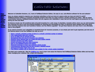 collectiblesolutions.com screenshot