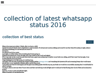 collection-status-whatsapp.jimdo.com screenshot
