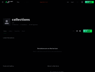 collections.deviantart.com screenshot