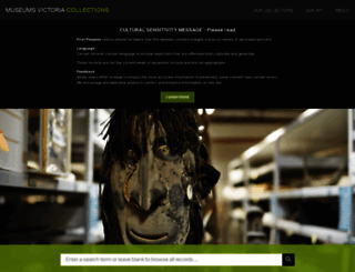 collections.museumvictoria.com.au screenshot