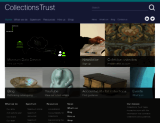 collectionstrust.org.uk screenshot