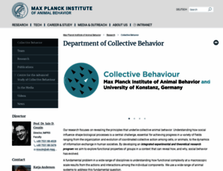 collectivebehaviour.com screenshot