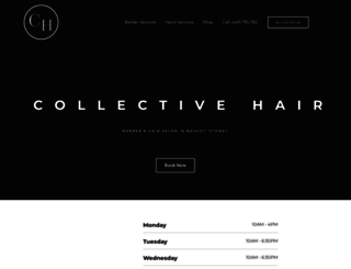 collectivehair.com.au screenshot