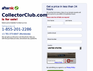 collectorclub.com screenshot