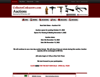 collectorcorkscrews.com screenshot