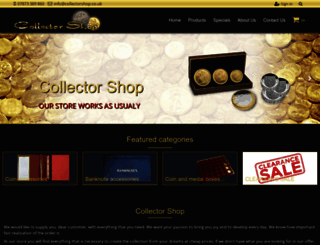 collectorshop.co.uk screenshot