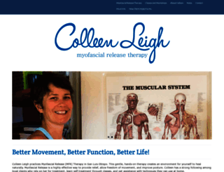 colleenleigh.com screenshot
