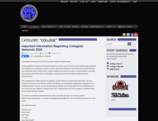 college-paintball.com screenshot
