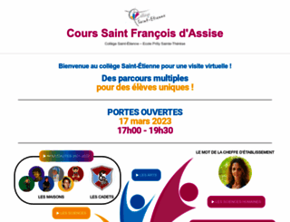 college-saint-etienne.fr screenshot