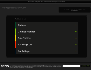 college-therouanne.net screenshot