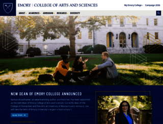 college.emory.edu screenshot