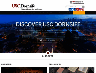 college.usc.edu screenshot