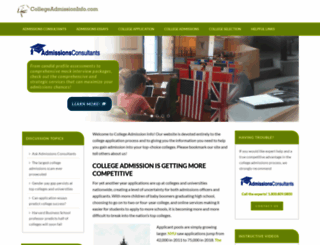 collegeadmissioninfo.com screenshot