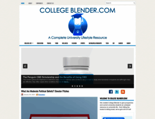 collegeblender.com screenshot