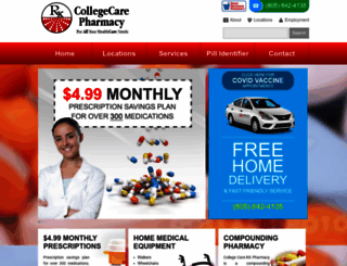collegecarerx.com screenshot