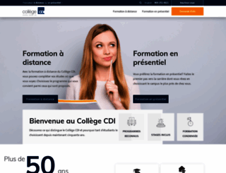 collegecdi.ca screenshot