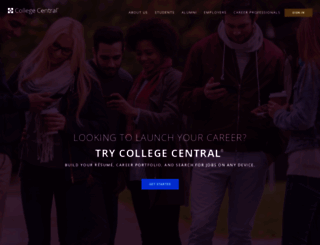collegecentral.com screenshot
