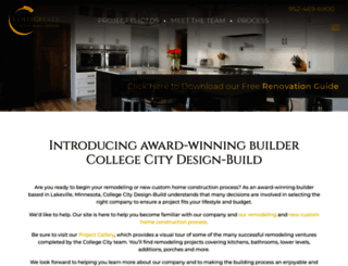 collegecitydesignbuild.com screenshot