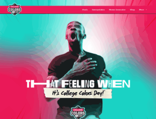 collegecolorsday.com screenshot