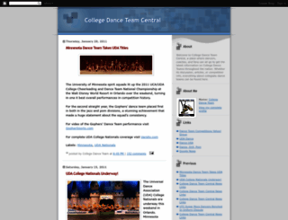 collegedanceteam.blogspot.co.uk screenshot