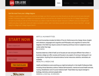 collegedegreesearch.net screenshot